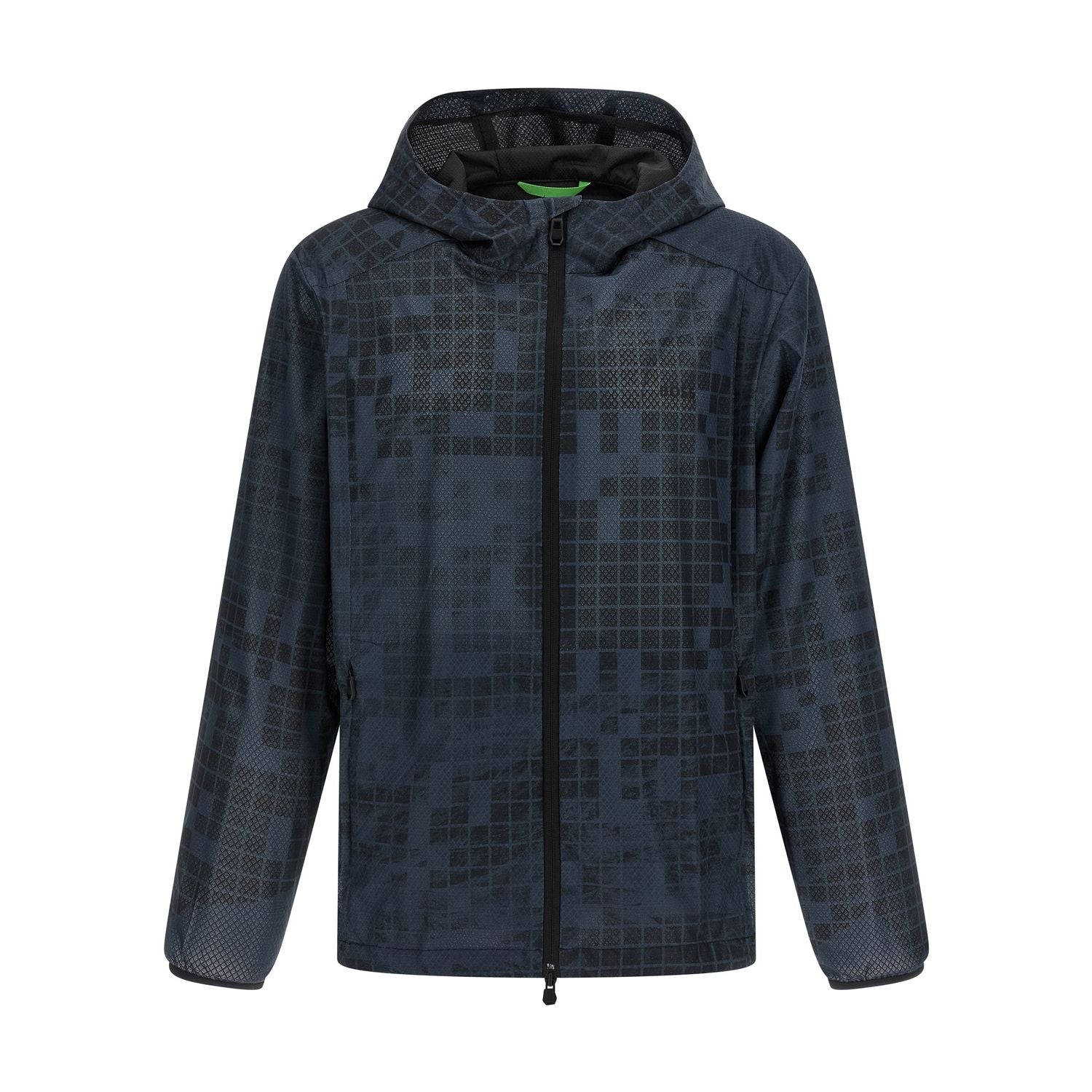 Hugo Boss Blue Rubber Shell Jacket