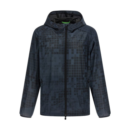 Hugo Boss Blue Rubber Shell Jacket