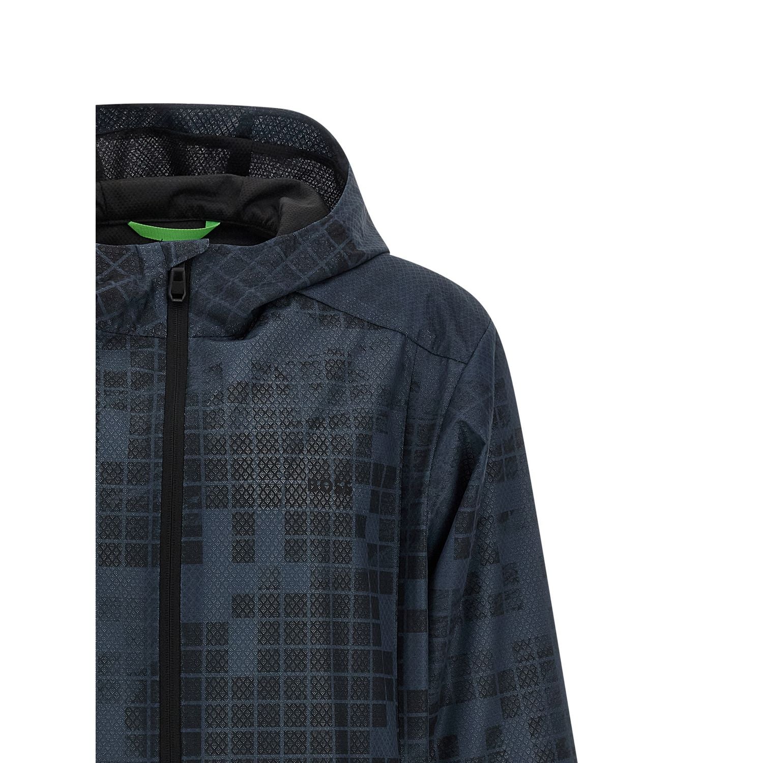 Hugo Boss Blue Rubber Shell Jacket