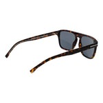 Hugo Boss Brown Men Sunglass with acetate frame, 100% UVA & UVB protection, grey lenses, and full-rim square style.