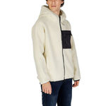 Hydra Clothing Cream Polyester Jackets & Coat for men, fall/winter collection, 100% polyester, stylish and warm outerwear.