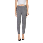 ICHI Black Polyester Skinny Pant