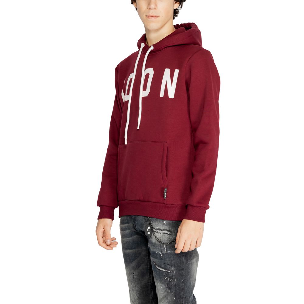 Icon Bordeaux Cotton Hoodie