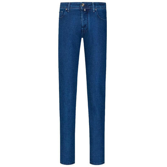 Jacob Cohen Blue Cotton Men's Jeans