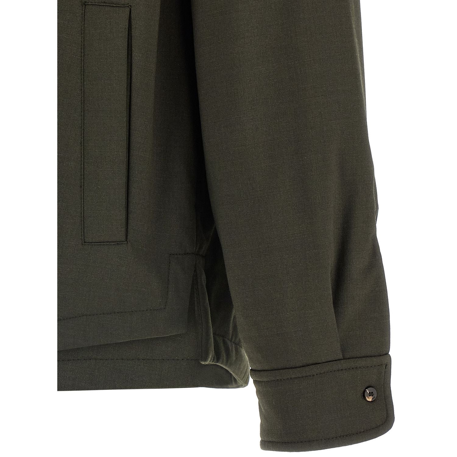 Jacquemus Bicolor Virgin Wool Shell Jacket