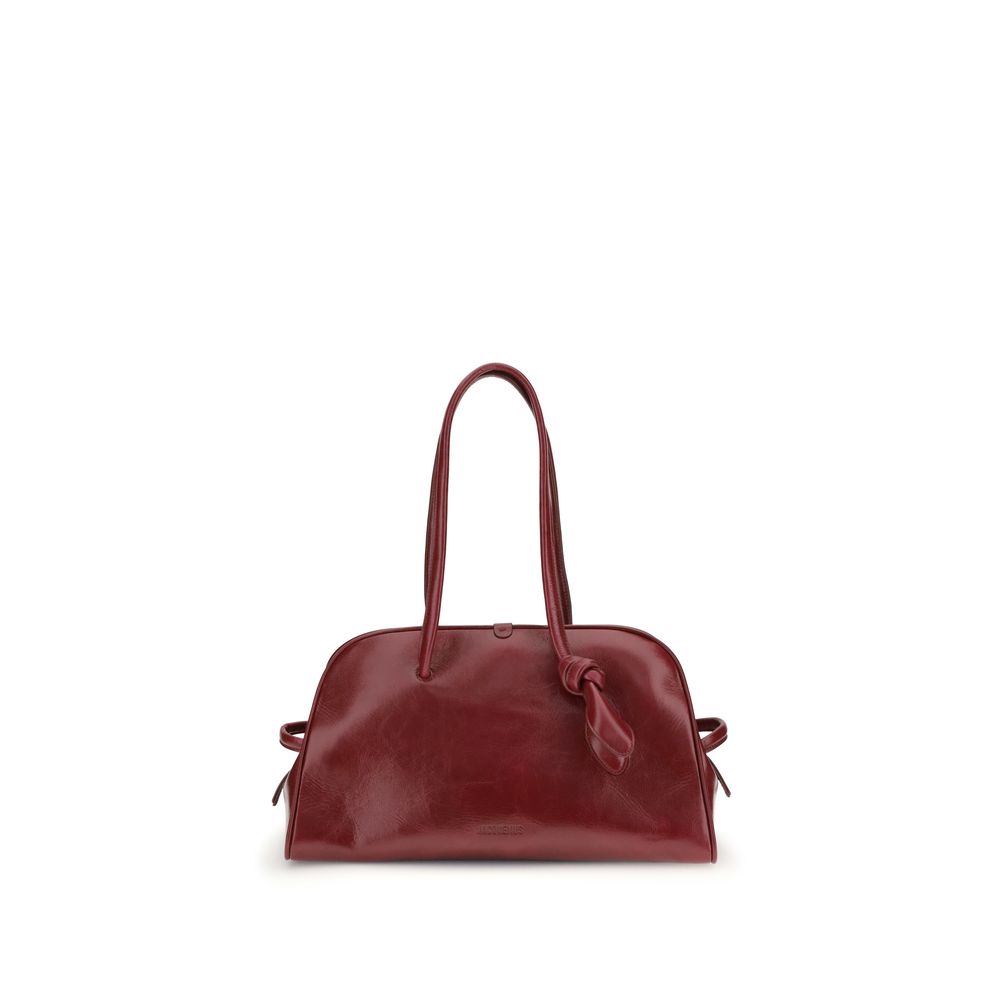 Jacquemus Red Calf Leather Bos Taurus Shoulder Bag