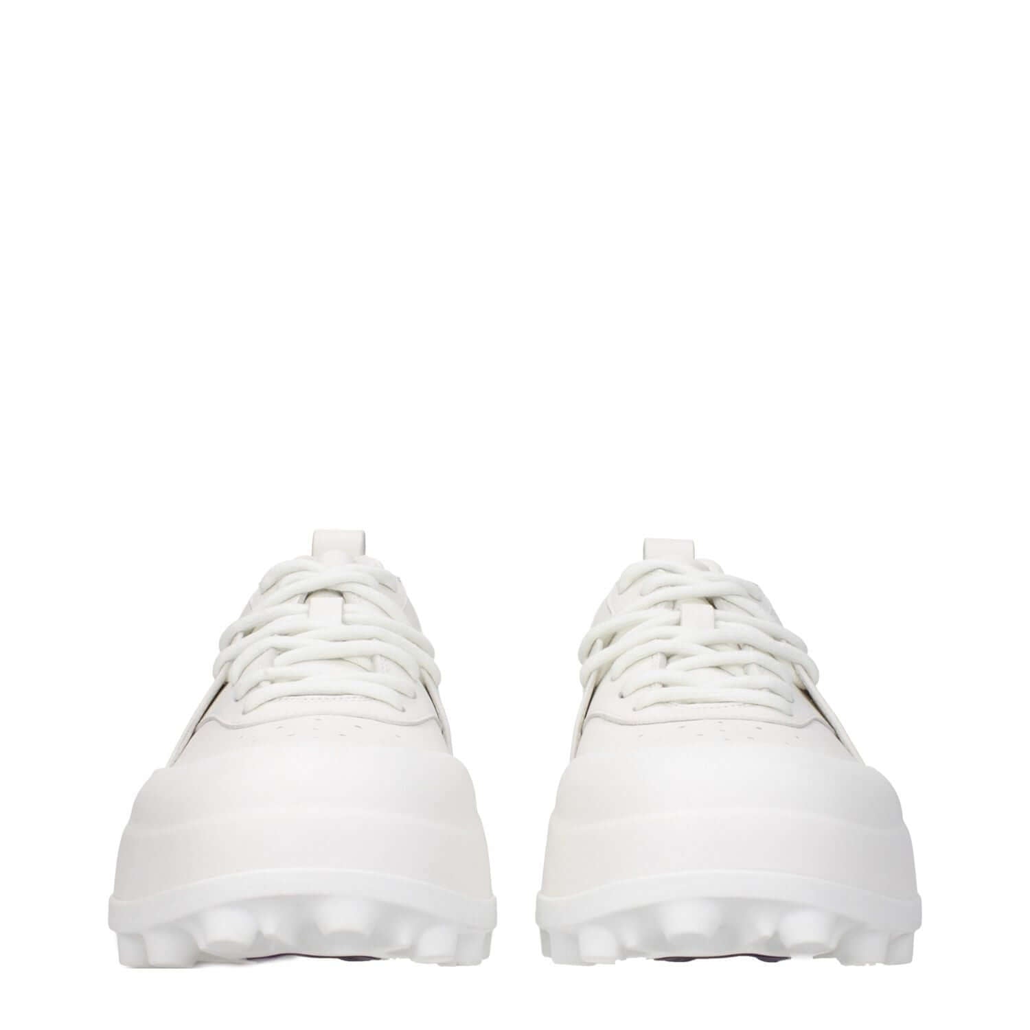 Jil Sander White Leather Sneakers