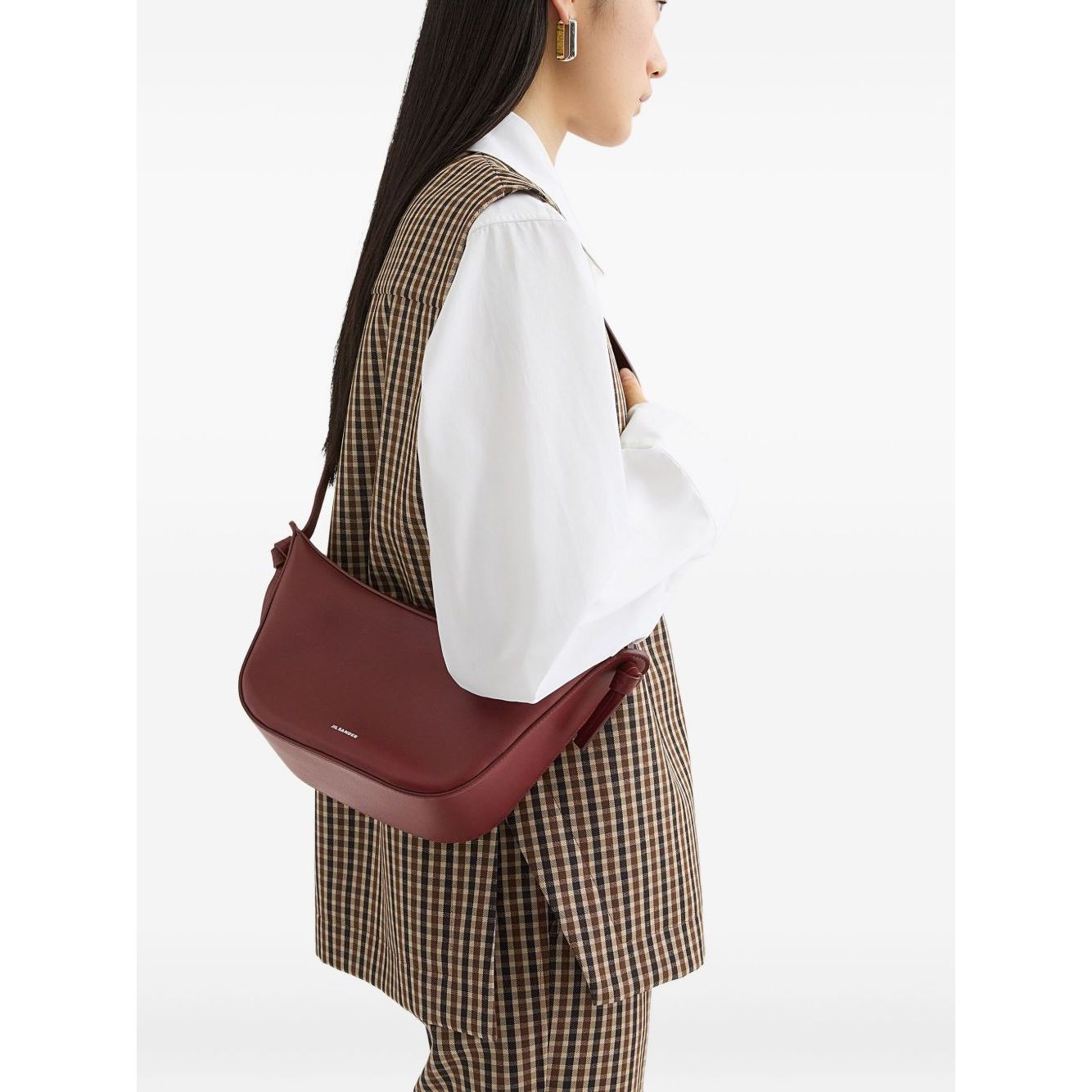 Jil Sander small Knot leather crossbody bag