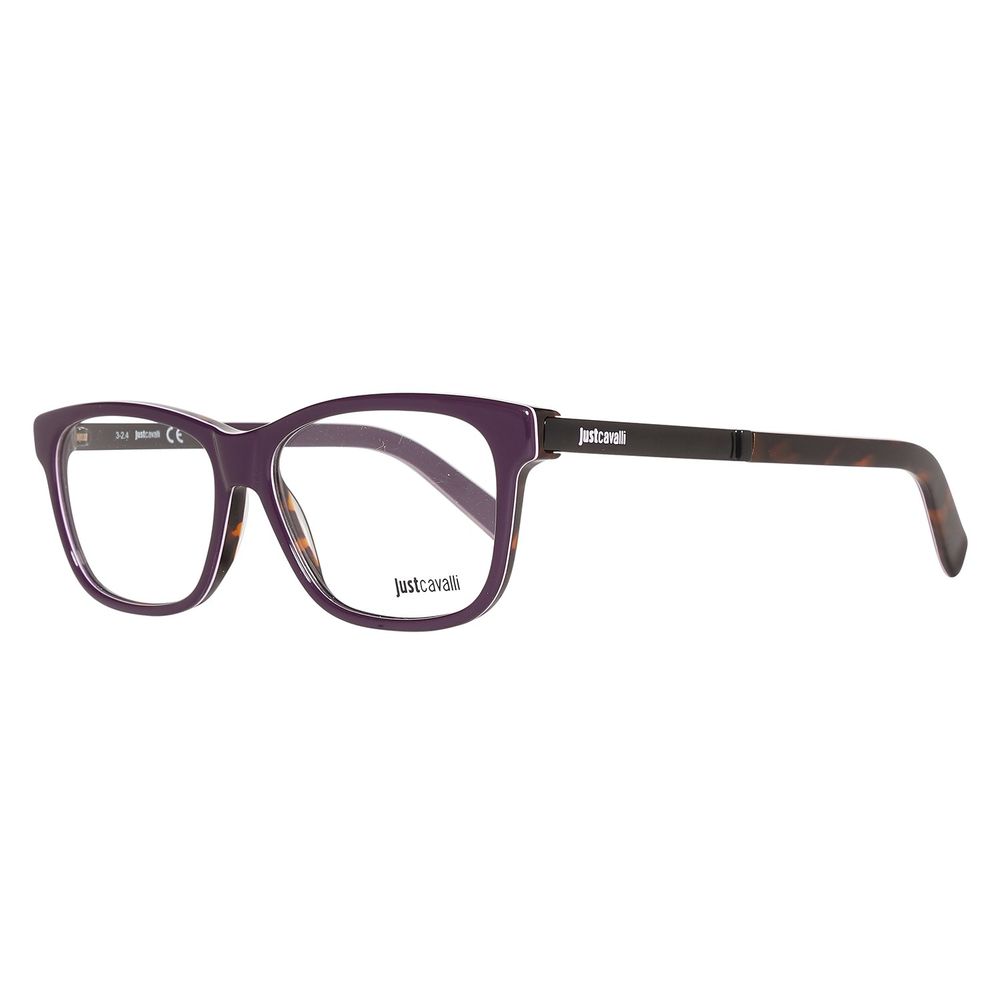 Just Cavalli Purple Plastic Frames JC0619-083-53 unisex glasses, 53/14/145 mm size, stylish eyewear.