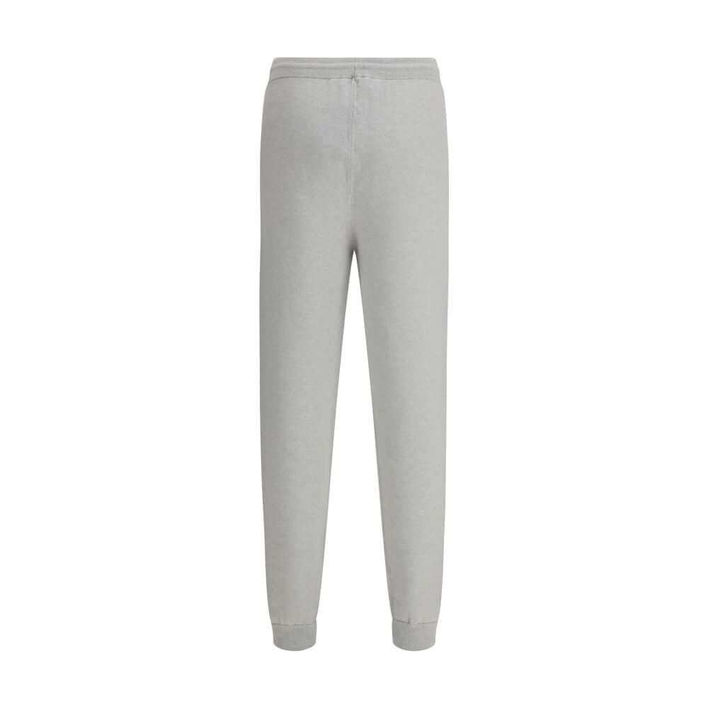 Kiton Gray Elastane Casual Pants with elastic waistband and pockets, luxury cashmere trousers for elegant leisure wear, AW25 season.