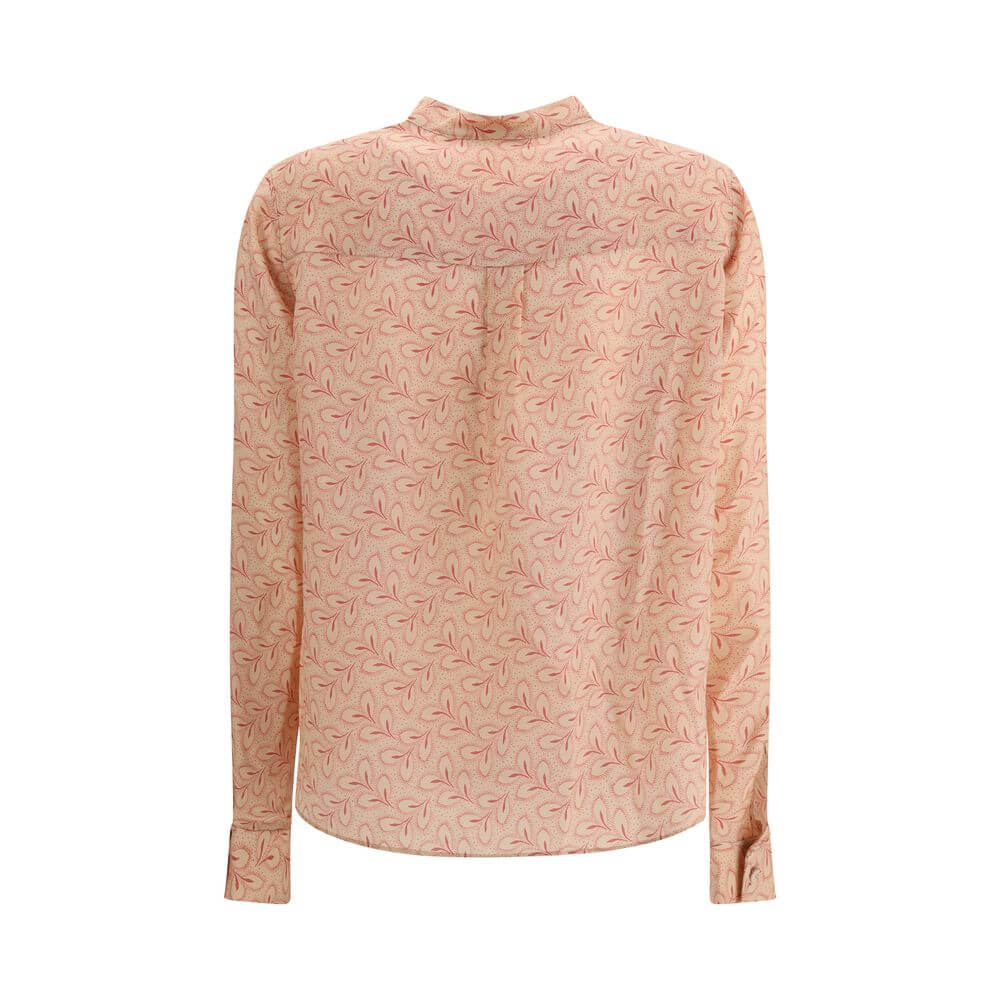 Kristina Ti Multicolor Silk Pattern Shirt