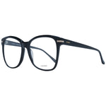 Alt Tag: LOCMAN MOD. LOCV018 57BLK lady eyeglasses with black frames, stylish design for women.