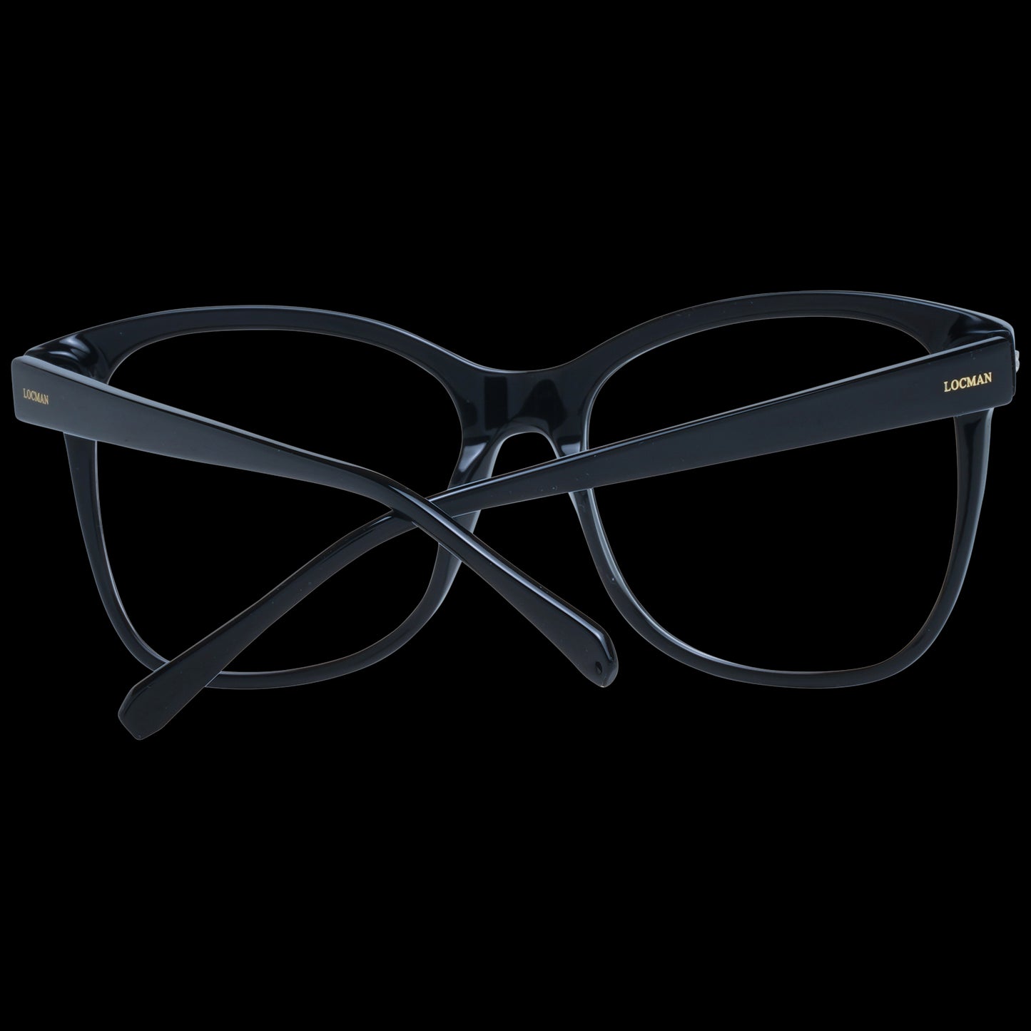LOCMAN MOD. LOCV018 57BLK ladies eyeglasses in black frame, stylish and elegant design