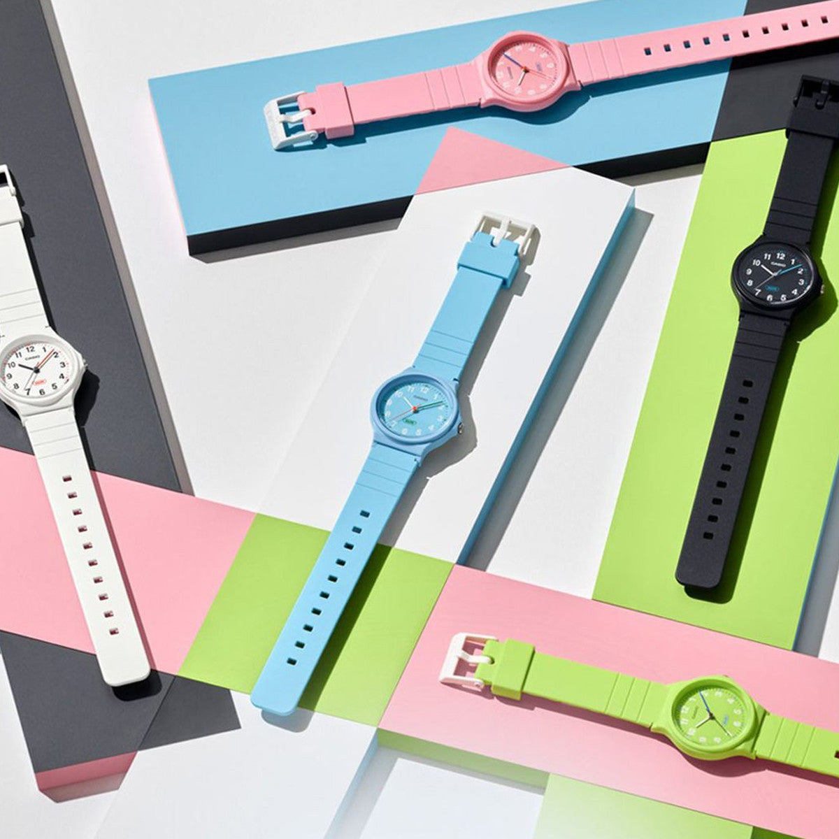 CASIO TIMELESS COLLECTION Mod. POP - BIO RESIN STRAP - WHITE WATCHES