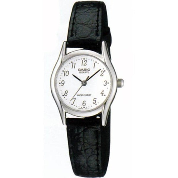 CASIO COLLECTION Mod. ONLY TIME. LEATHER - WHITE WATCHES