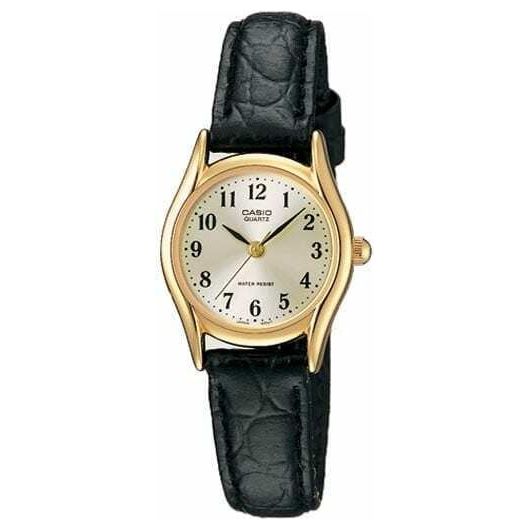 CASIO COLLECTION Mod. ONLY TIME, LEATHER - GOLD WATCHES