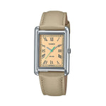 CASIO COLLECTION Mod. LADY TANK. LEATHER - CREAM WATCHES