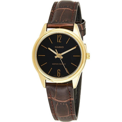 CASIO COLLECTION Mod. ONLY TIME LADY LEATHER - BLACK WATCHES