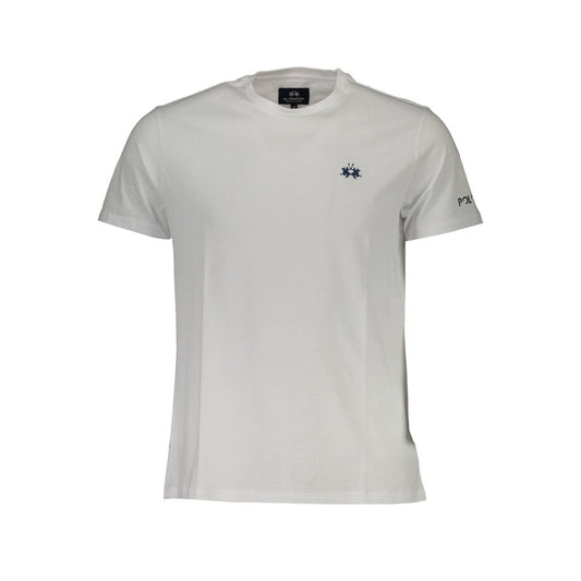 La Martina White Cotton T-Shirt