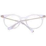 Liebeskind Purple Unisex Glasses Frame in acetate with round style, full-rim, and demo lenses, size 49-20-140.