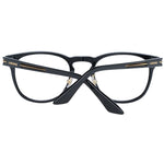 Alt Tag: Longines Black Men Glasses Frame with full-rim style, plastic material, and demo lenses. Ideal for a stylish, round look.
