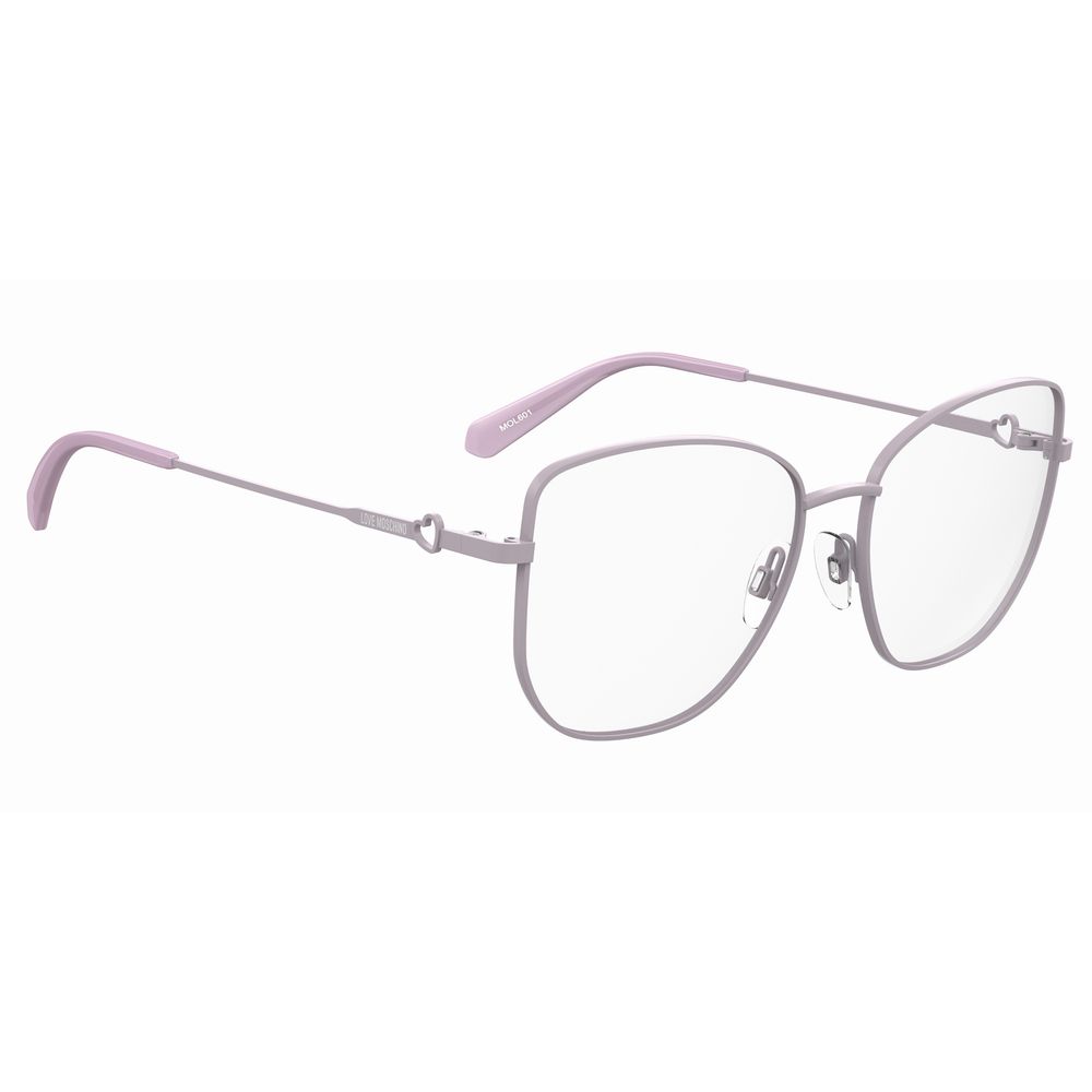 Love Moschino Purple Metal Frames MOL601789F516 for women, 55/16/140 mm dimensions, stylish eyewear with metal construction.
