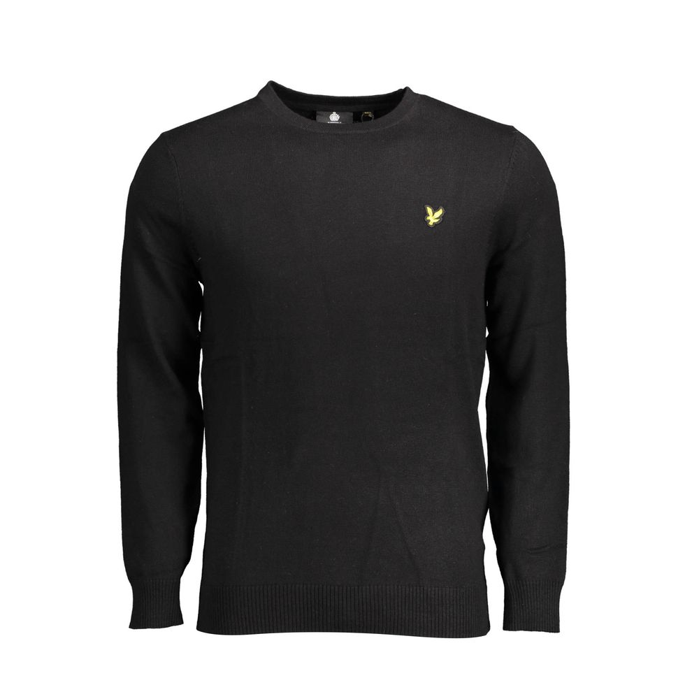 Lyle & Scott Black Cotton Sweater