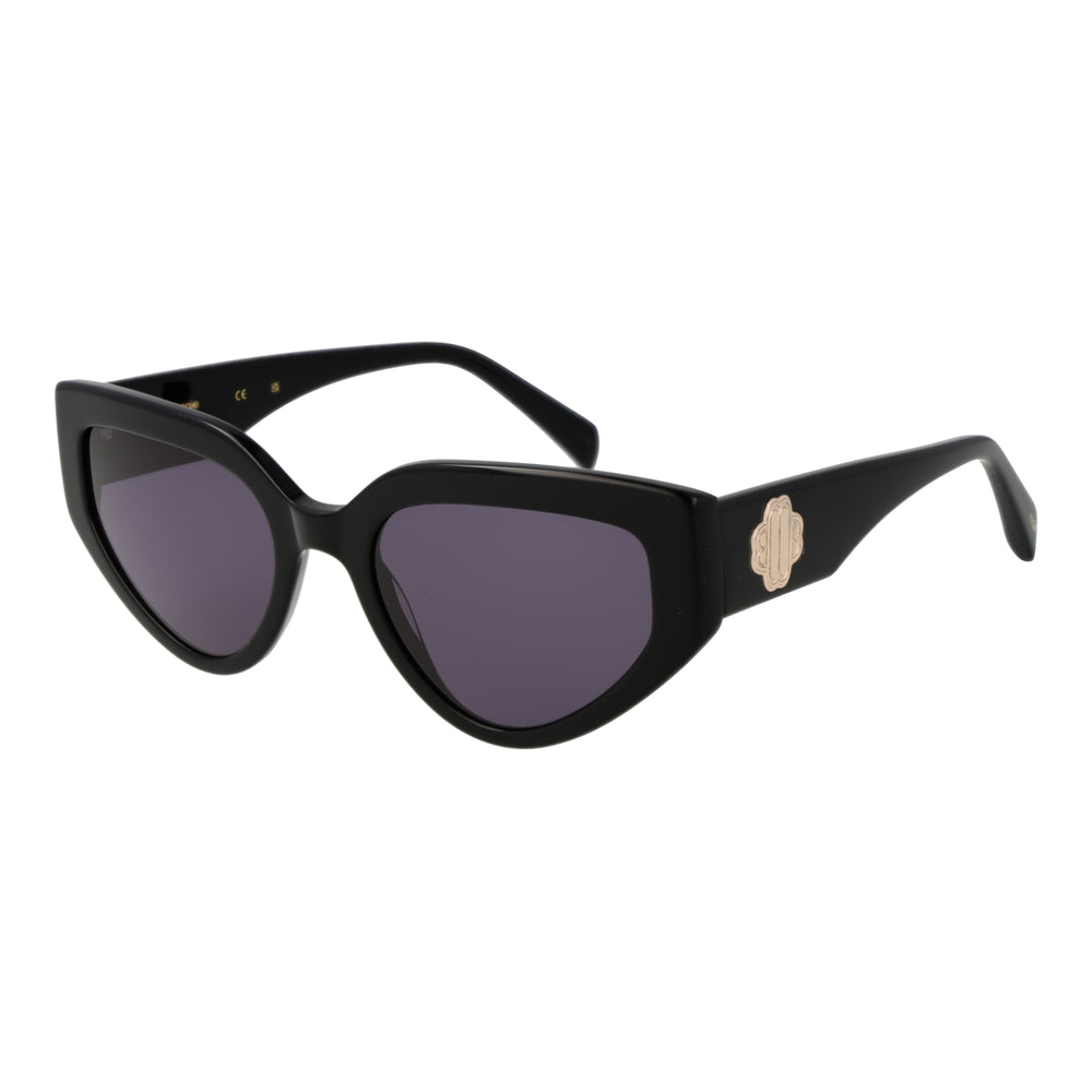 Stylish MAJE MOD. MJ5033 52001 lady sunglasses with black frames and tinted lenses, perfect for fashion-forward women.