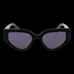 MAJE MOD. MJ5033 52001 stylish black sunglasses for ladies with unique design, front view showing elegant frame and dark lenses.