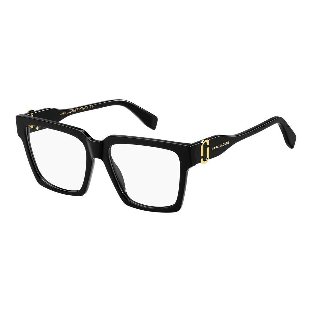 MARC JACOBS MOD. MARC 766 acetate eyeglasses for ladies in black square frame design.