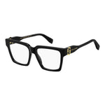 MARC JACOBS MOD. MARC 766 acetate eyeglasses for ladies in black square frame design.