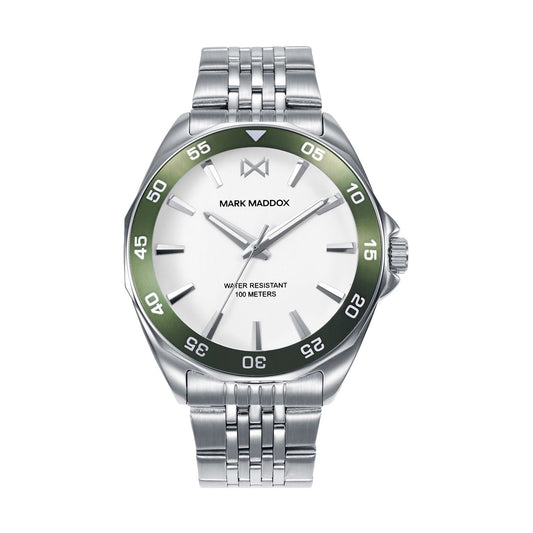 MARK MADDOX - NEW COLLECTION Mod. HM1022-07 Gent's Watch with Quartz Movement, 42mm Case, Mineral Dial, 20 ATM Water Resistance in Official Box