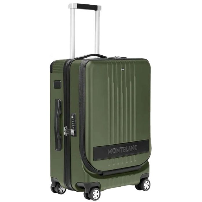MONTBLANC LEATHER MOD. CABIN TROLLEY WITH FRONT POCKET - 38X55X23 (37 L)-0