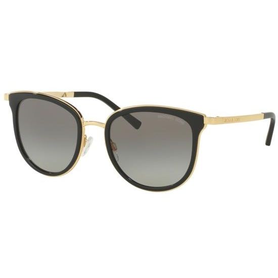 Alt Tag: Stylish MICHAEL KORS MOD. ADRIANNA I MK 1010 metal sunglasses for ladies with gradient lenses and black frame.