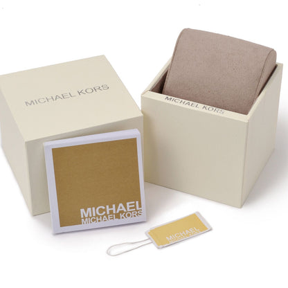 Official packaging for MICHAEL KORS Mod. CAMILLE wristwatch with box and tags.