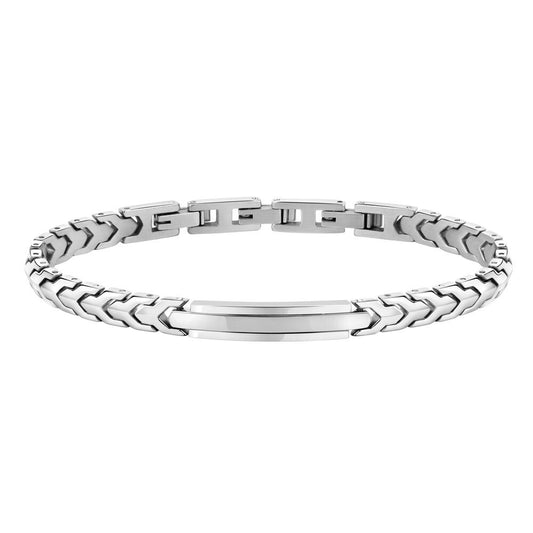 MORELLATO MOD. SALS52 silver bracelet for gent, elegant design with intricate links, perfect accessory for men's fashion.