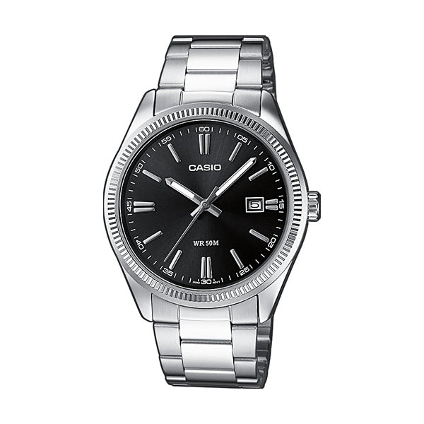 CASIO COLLECTION Mod. DATE - BLACK ***SPECIAL PRICE*** MTP-1302PD-1A1VEF