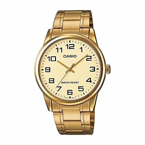 CASIO COLLECTION Mod. ONLY TIME. GOLD - CHAMPAGNE WATCHES