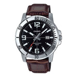 CASIO SPORT COLLECTION Mod. DIVER 50M LEATHER - BROWN MTP-VD01L-1BVUDF