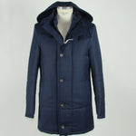 Made in Italy Blue Wool Men's Jacket