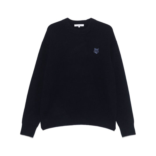 Maison Kitsuné MAISON KITSUNE' Sweaters Blue Topwear