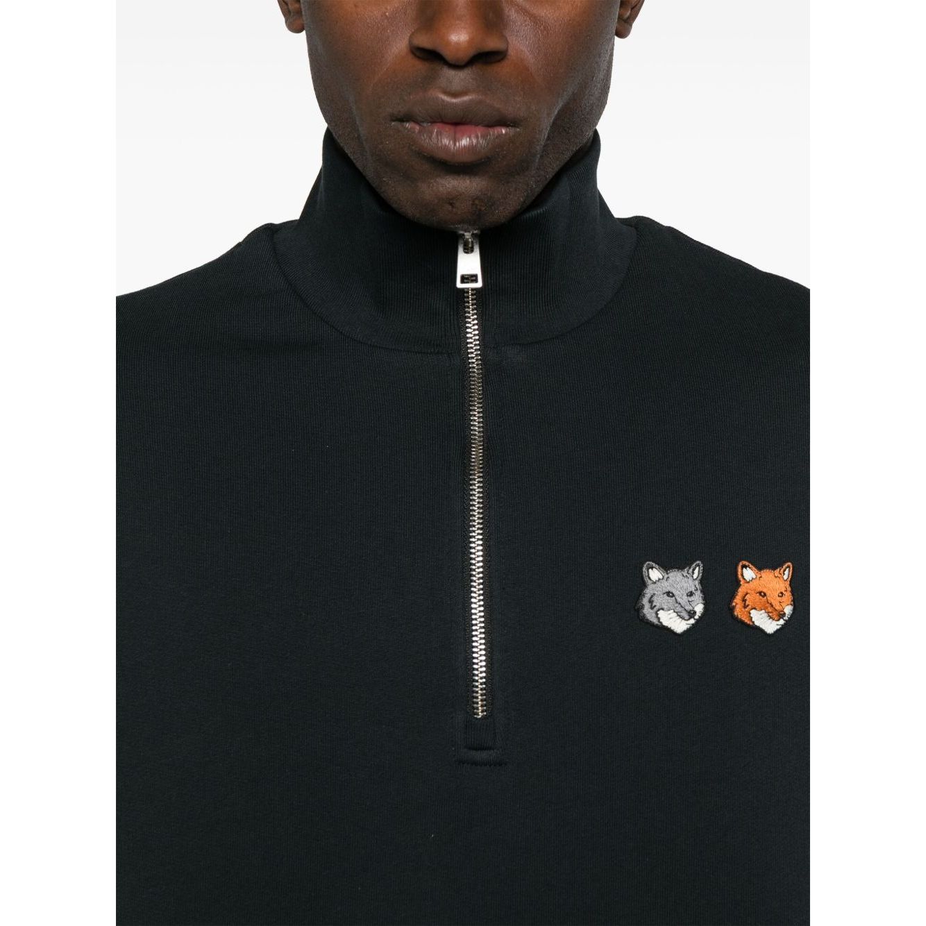 Maison Kitsuné MAISON KITSUNE' Sweaters Grey Topwear