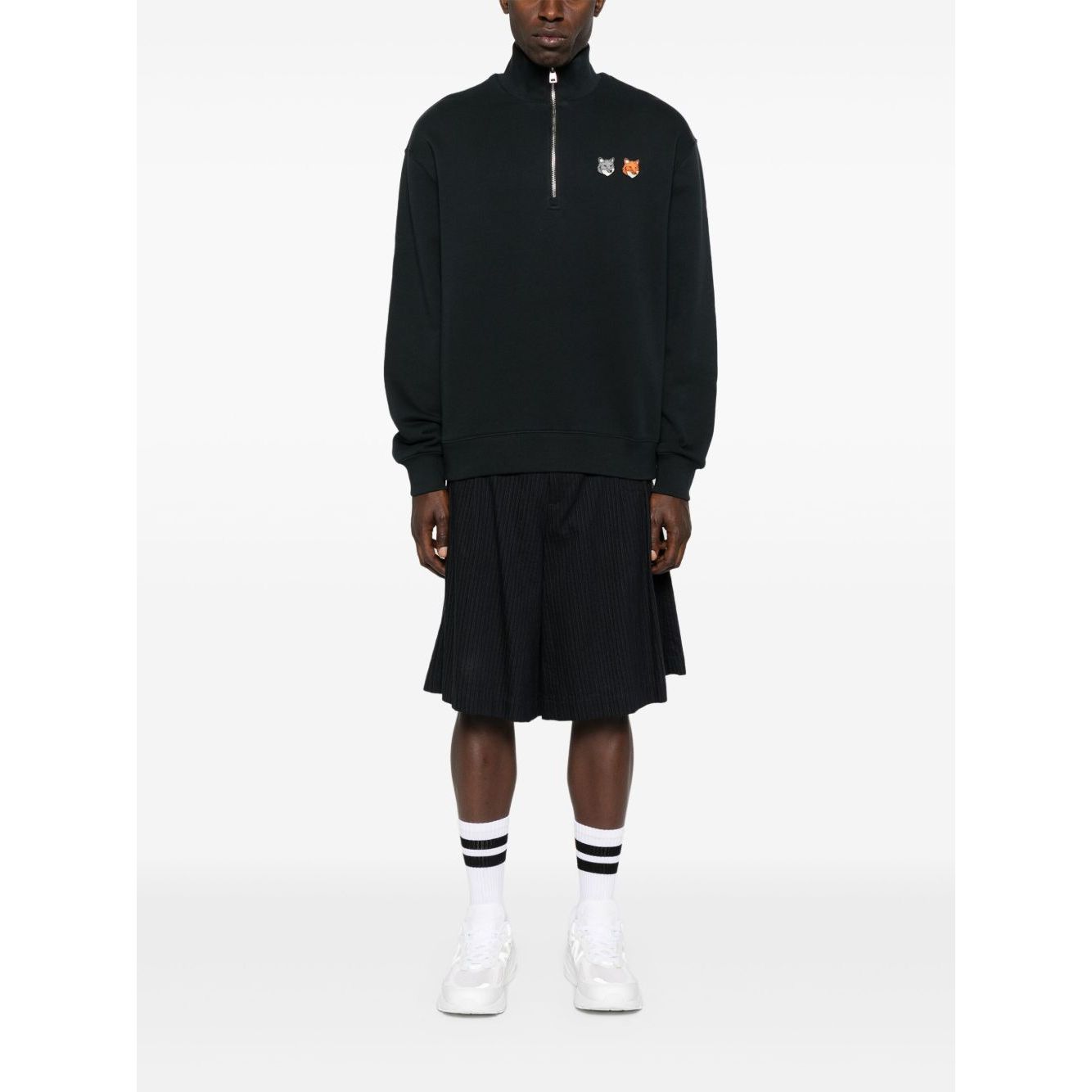 Maison Kitsuné MAISON KITSUNE' Sweaters Grey Topwear