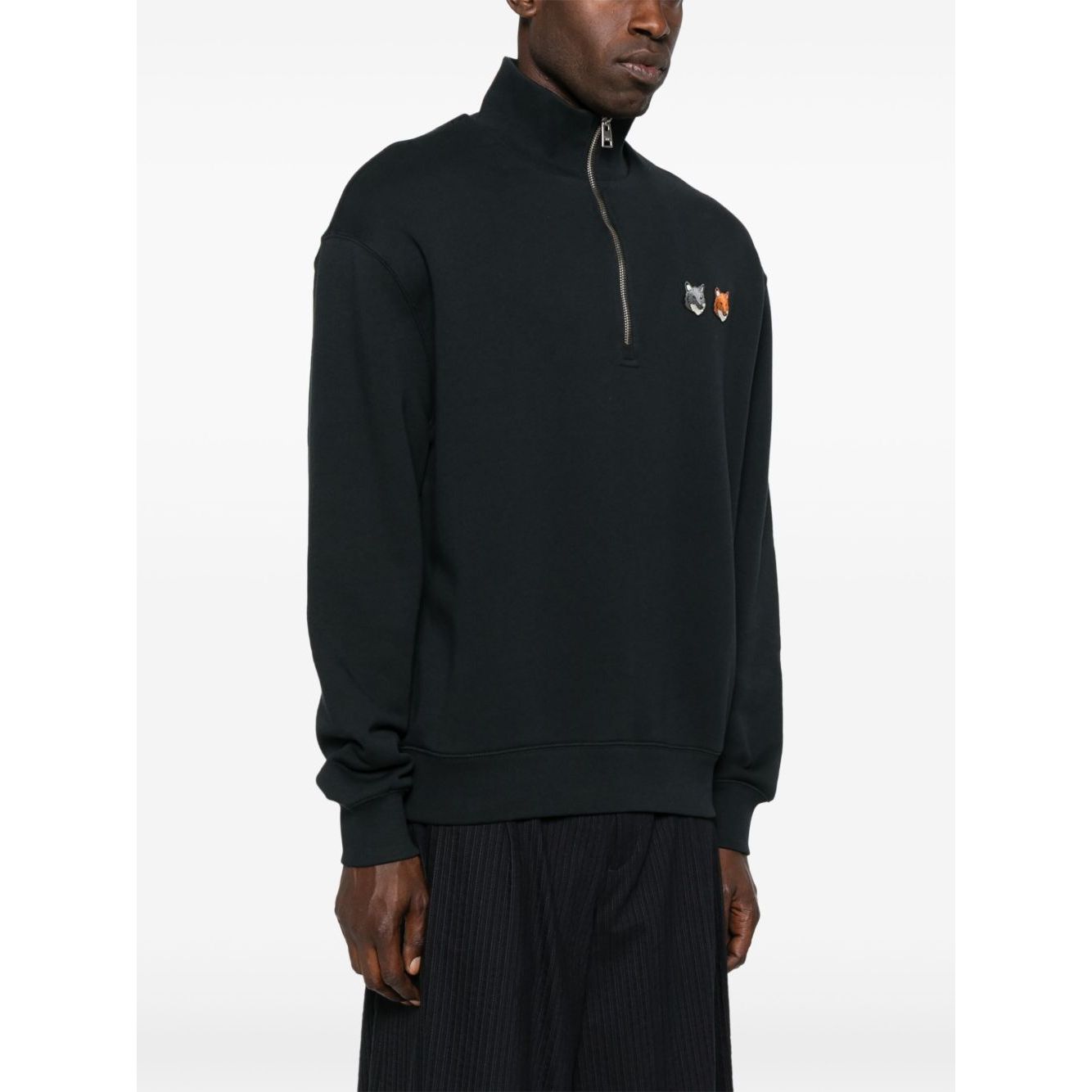 Maison Kitsuné MAISON KITSUNE' Sweaters Grey Topwear