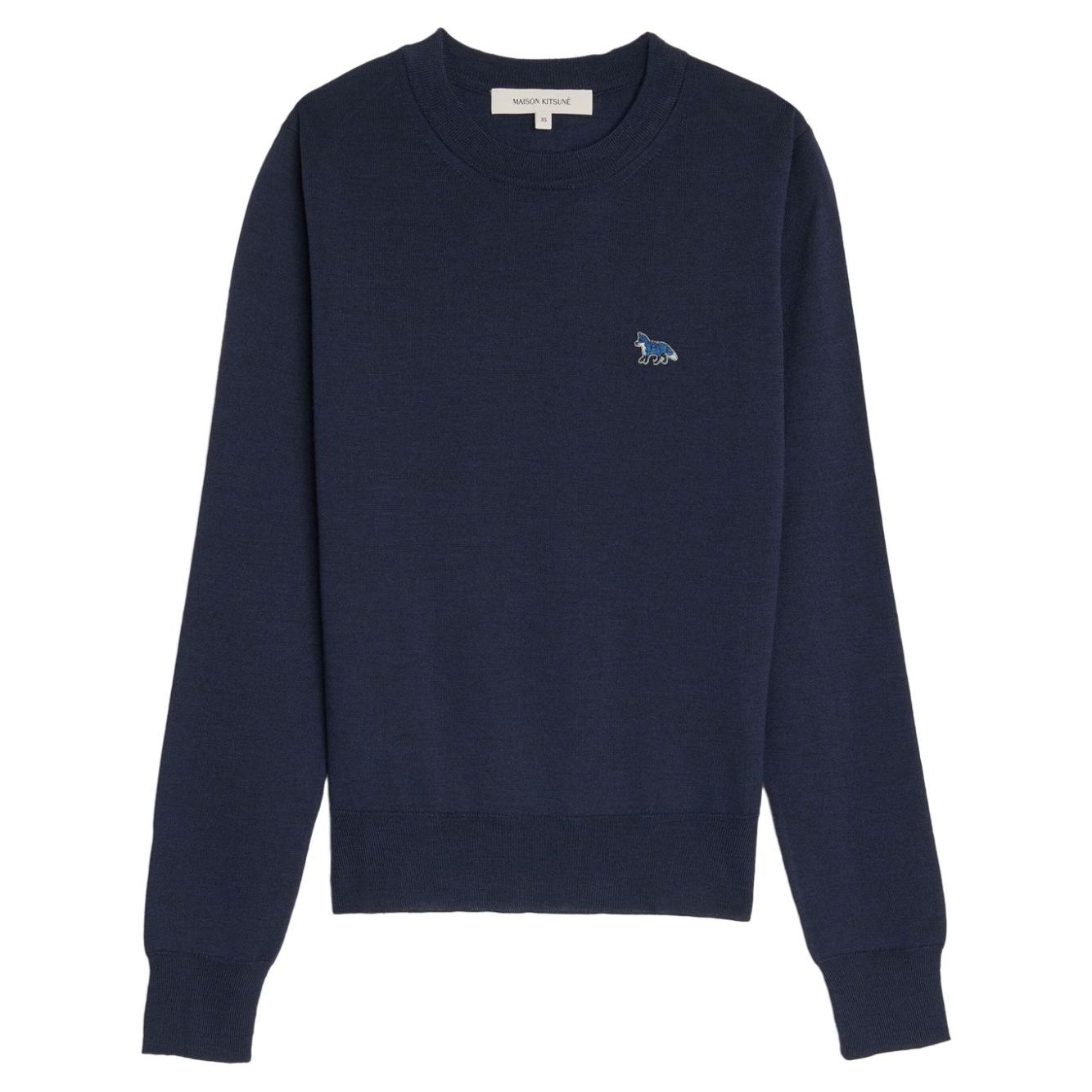 Maison Kitsuné Maison Kitsune W Baby Fox Patch Regular Jumper Topwear
