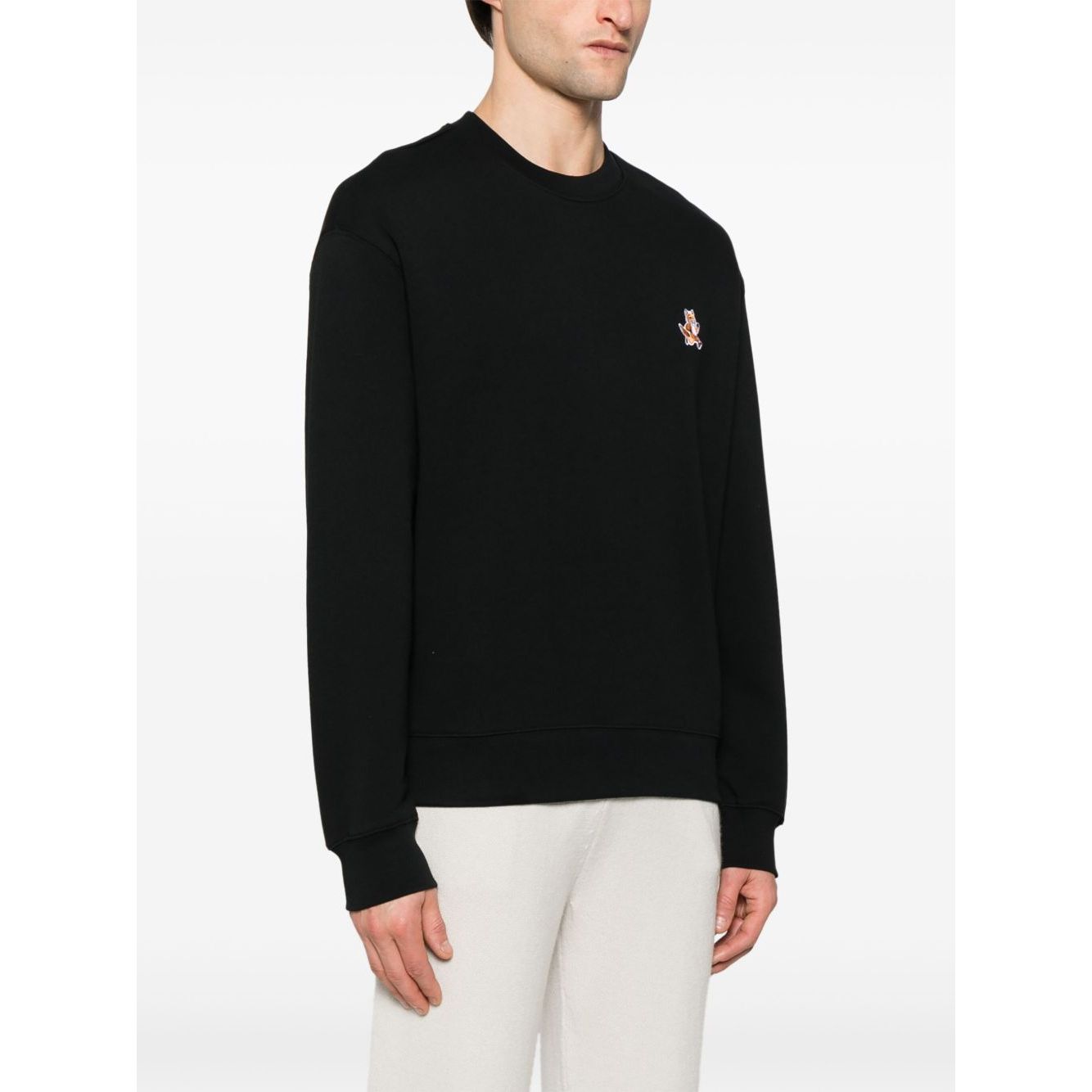 Maison Kitsuné Maison Kitsune speedy fox patch comfort sweatshirt Topwear