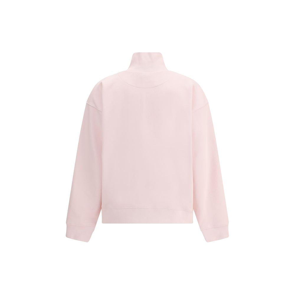 Maison Kitsuné Multicolor Cotton Sweatshirt with ribbed collar and zip