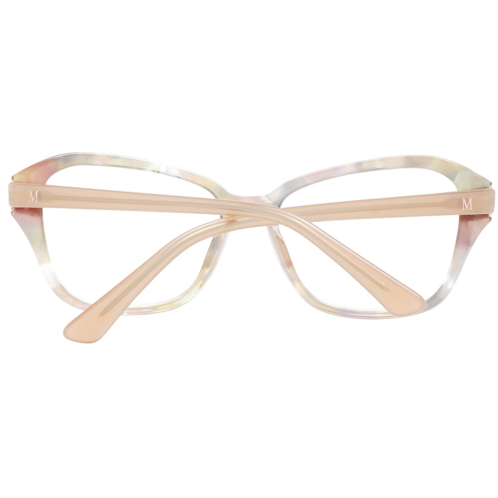 Marciano by Guess Beige Women Glasses Frame, full-rim cat eye style with plastic material, spring hinge, branded case included.