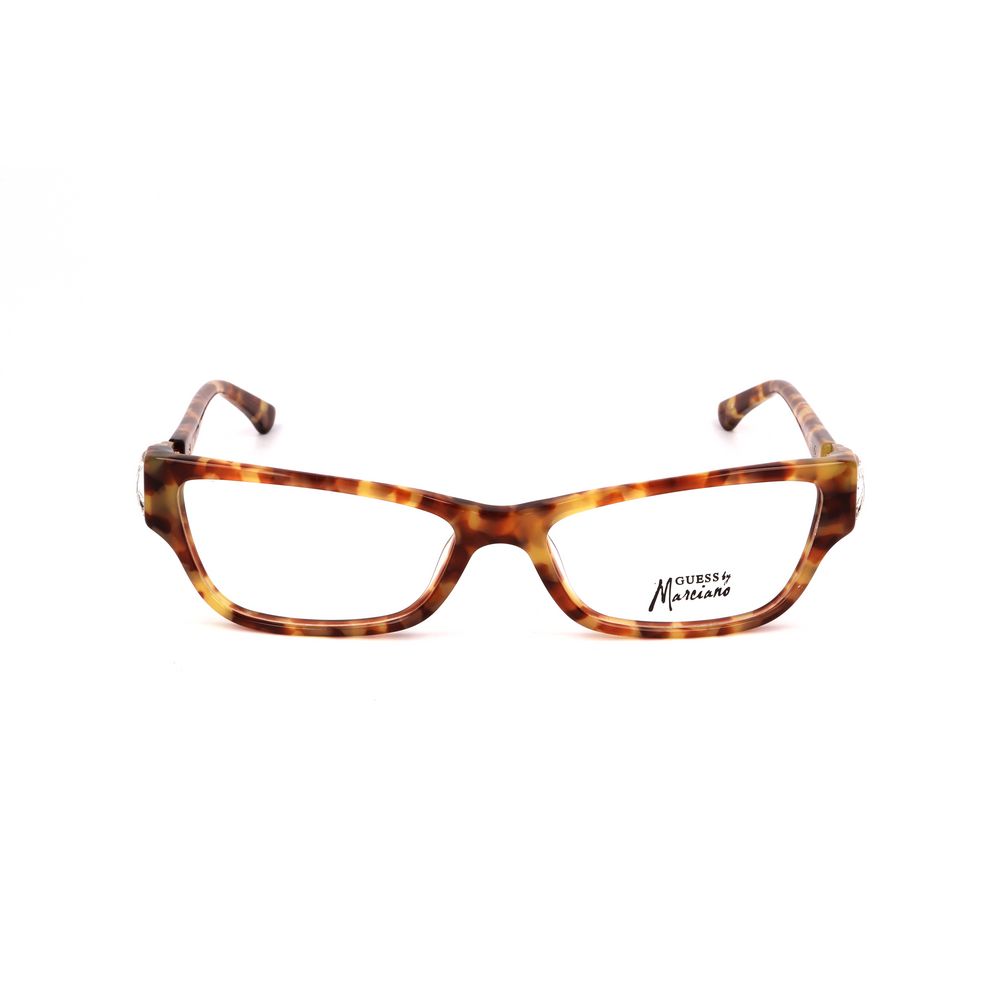 Marciano by Guess Bicolor Plastic Frames in Havana with measures 53/15/135mm, showcasing elegant unisex design.