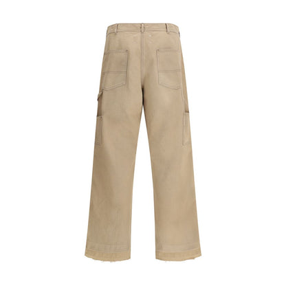 Margiela Beige Cotton Casual Pants